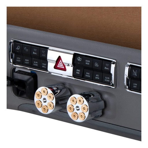 Chrome Gun Barrel Air Valve Knob | United Pacific