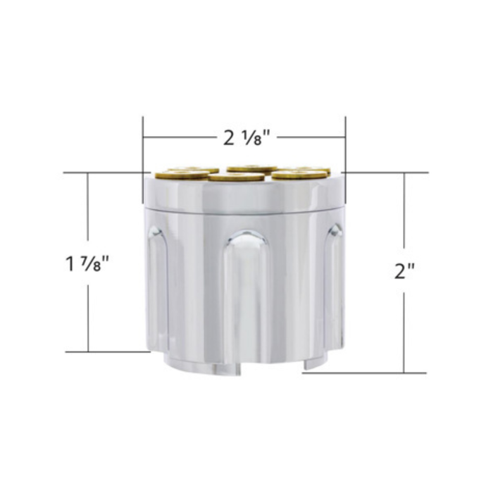 Chrome Gun Cylinder Gearshift Knob | United Pacific