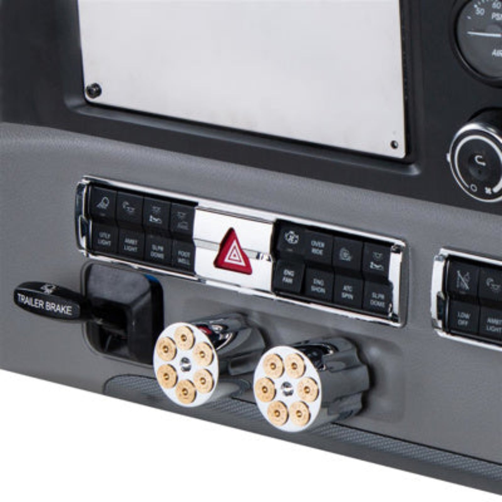 Chrome Hazard Switch Panel Trim for Freightliner Cascadia 2018–2023 | United Pacific