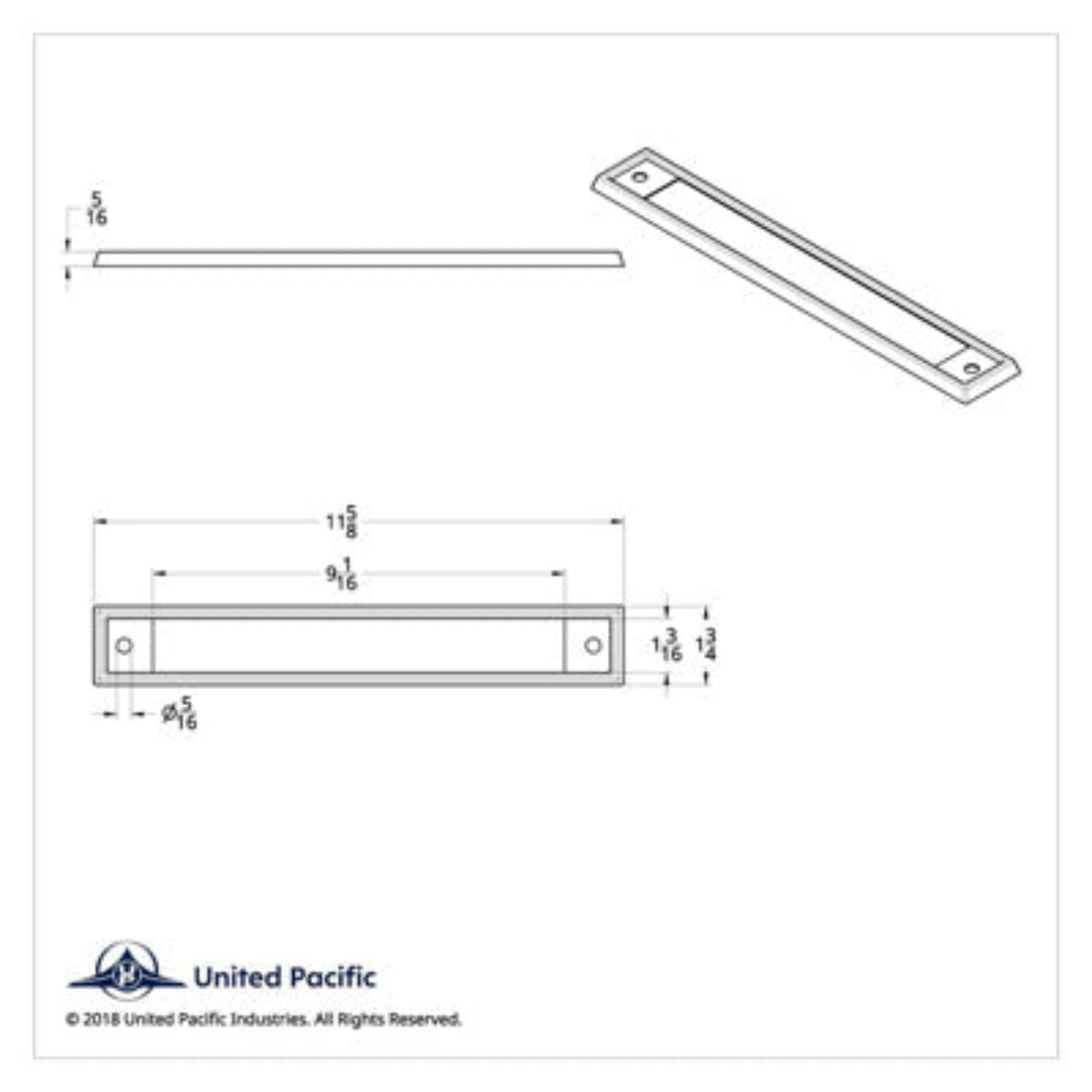 Chrome Plastic Headliner Warning Lights Bezel for Kenworth W900 T800 T600 | United Pacific