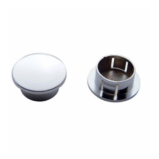 Chrome Lower Console Hole Plugs | Kenworth | United Pacific