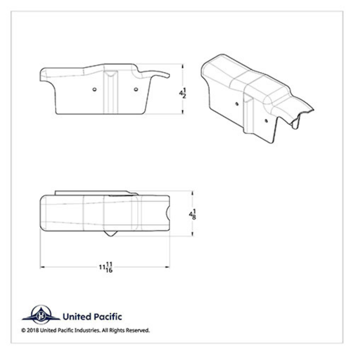 Chrome Mid Steering Column Cover | Peterbilt 379 378 335 330 | United Pacific