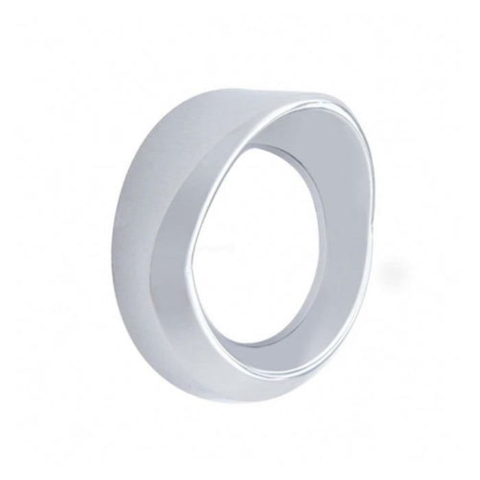 Chrome Oil Pressure Gauge Bezel for Peterbilt 359 | United Pacific