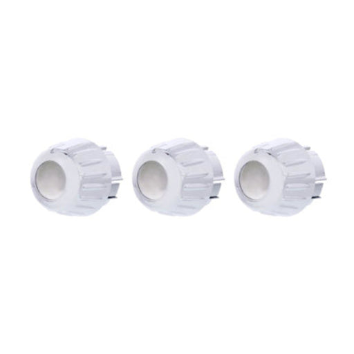  Chrome Outer A/C Control Knobs 3 Pack for Kenworth 2006+ | United Pacific