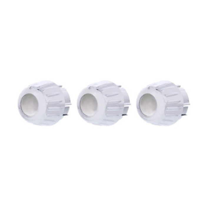  Chrome Outer A/C Control Knobs 3 Pack for Kenworth 2006+ | United Pacific
