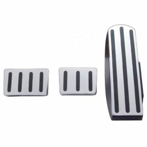 Freightliner Chrome Pedal Set with Black Inserts | United Pacific