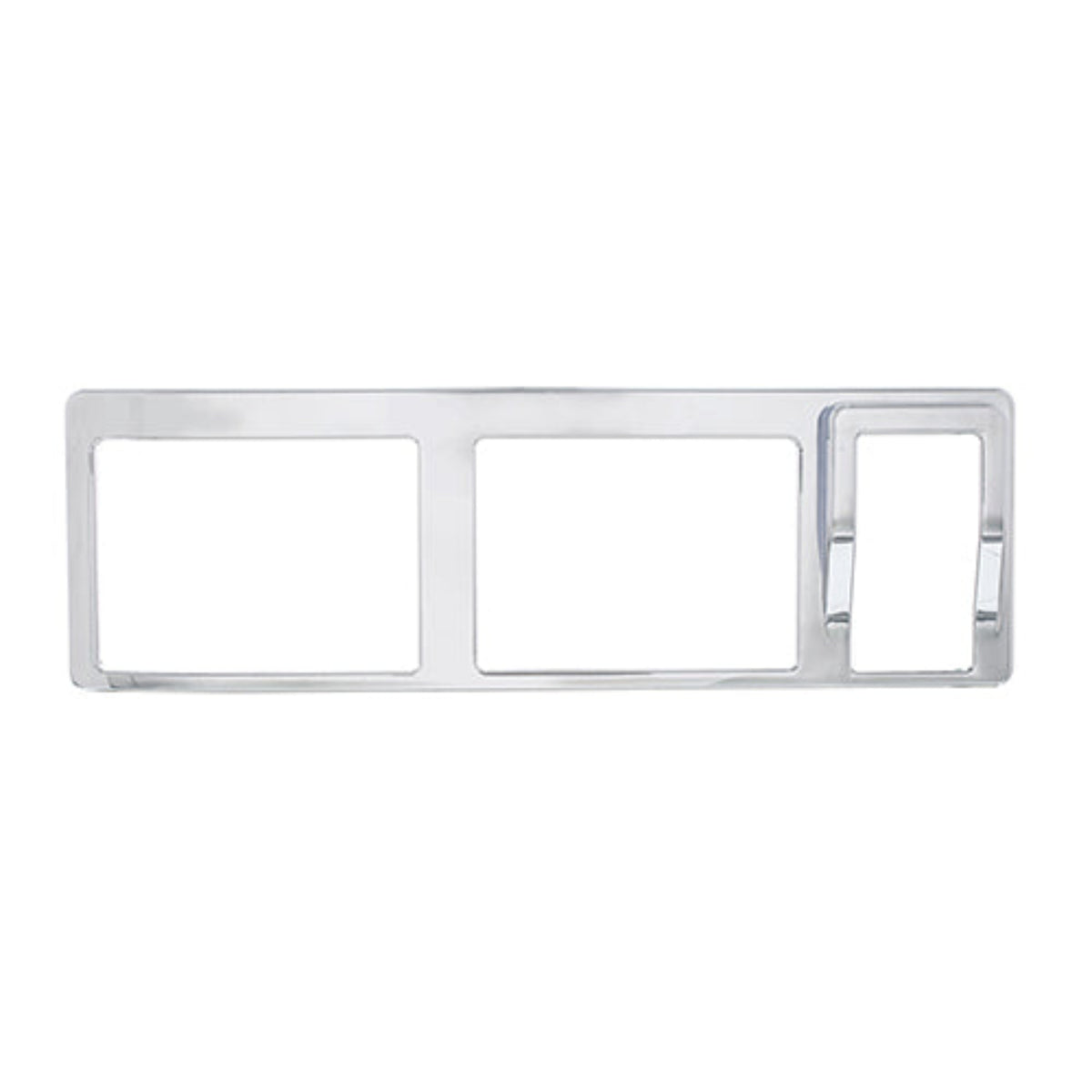 Chrome Plastic 7 Rocker Switch Bezel for Peterbilt 579 | United Pacific