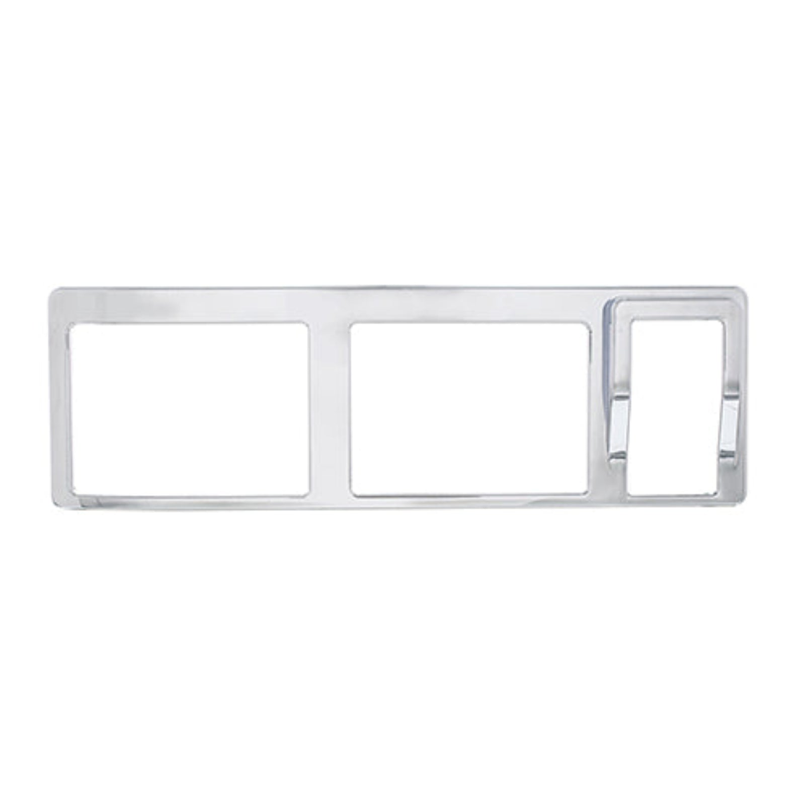 Chrome Plastic 7 Rocker Switch Bezel for Peterbilt 579 | United Pacific