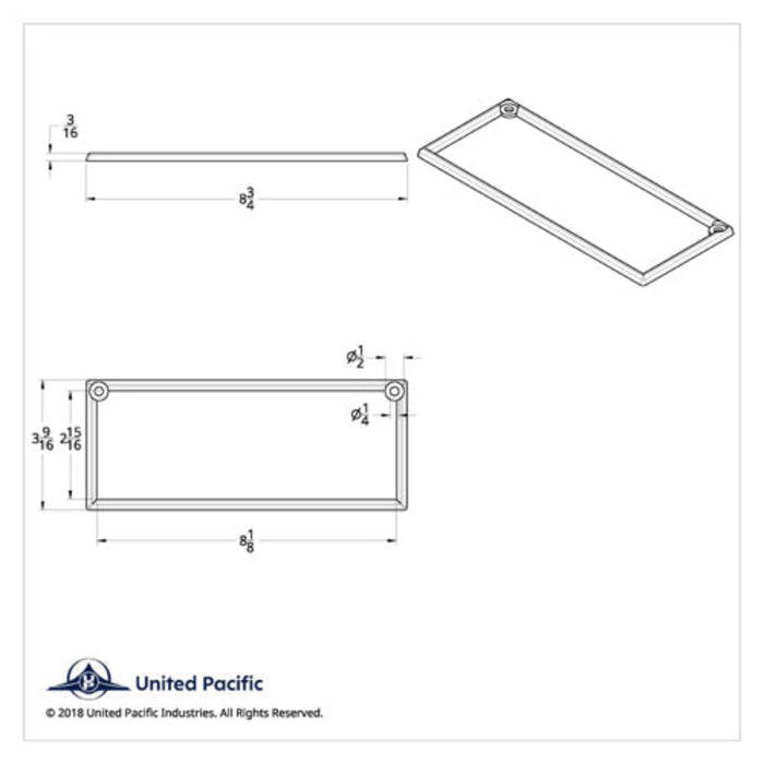 Chrome Plastic A/C and Heater Control Bezel for Kenworth | United Pacific
