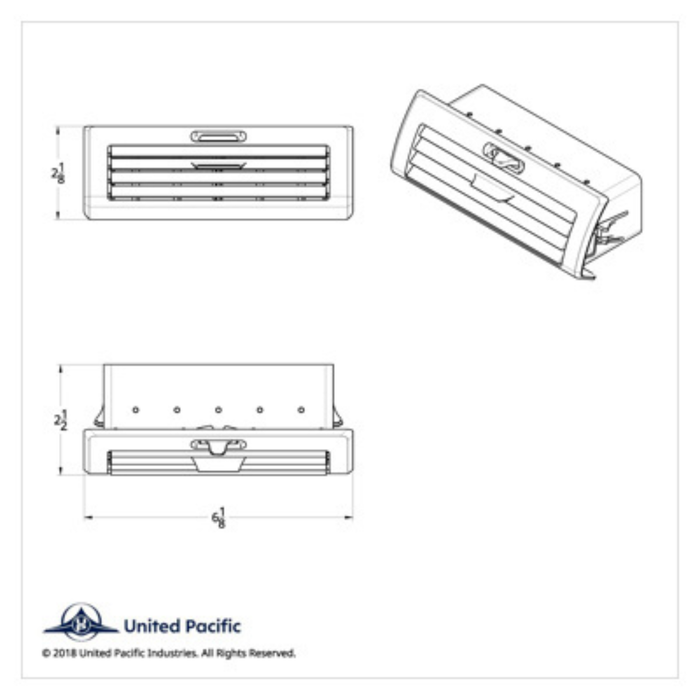 united-pacific-chrome-plastic-ac-vent-freightliner-cascadia-2008-2017-center-adjustable-42067