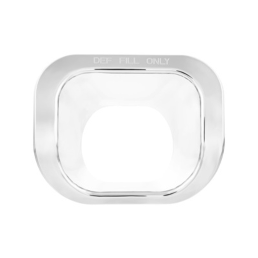 Chrome Plastic DEF Filler Trim | Fits 2012–2021 Peterbilt 579 | For Trucks with Side Fairings | United Pacific