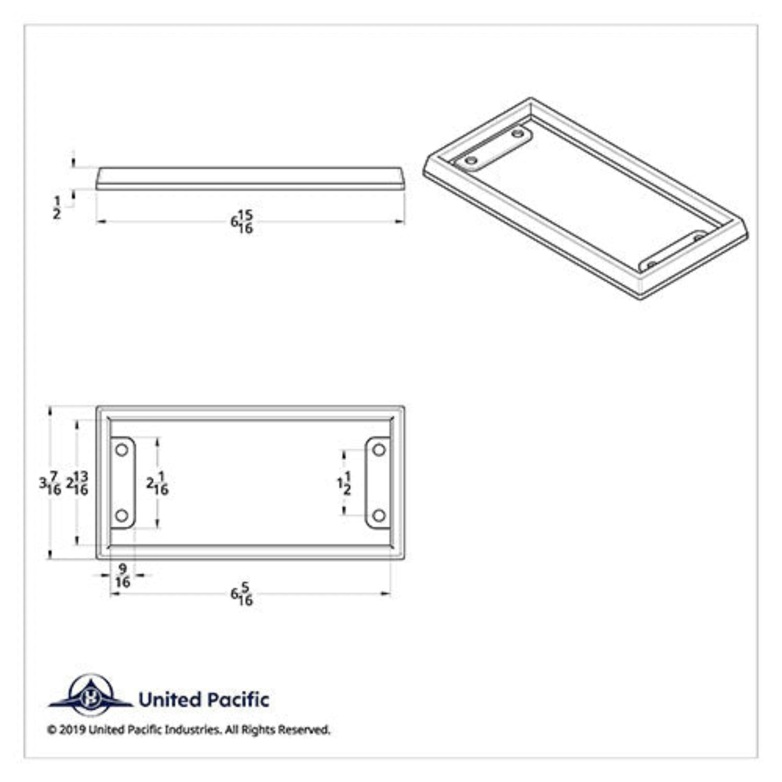 Chrome Plastic Parking and Trailer Brake Bezel for Kenworth | United Pacific