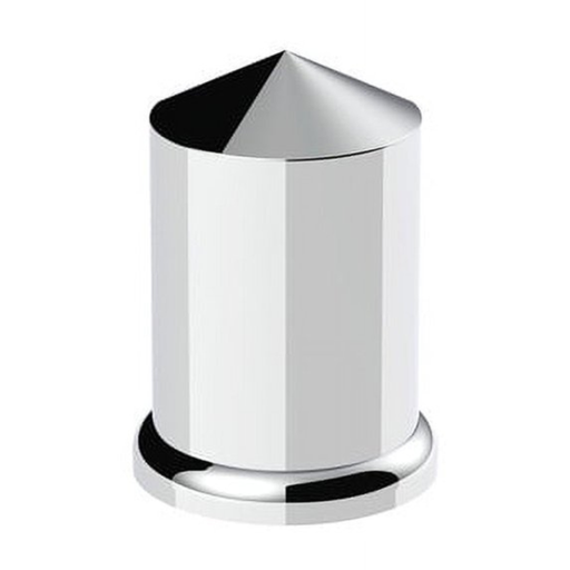 1-1/2" x 3" Chrome Plastic Pointed Nut Cover | Push-On Single | United Pacific