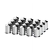 1-1/2" x 3" Chrome Plastic Pointed Nut Covers | Push-On 20-Pack | United Pacific