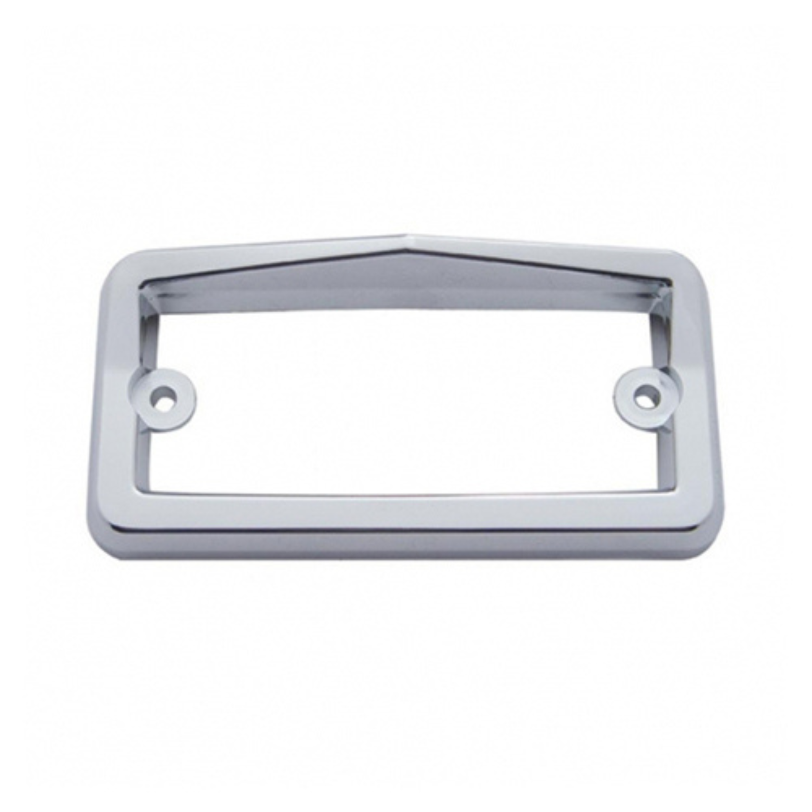 Chrome Plastic Rectangular Visor Light Bezel for Freightliner | 4-1/2″ × 2-1/4″ Fit | United Pacific