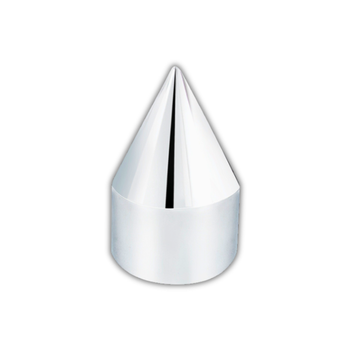 1/2" x 1-7/16" Chrome Plastic Spike Nut Cover Push-On | United Pacific