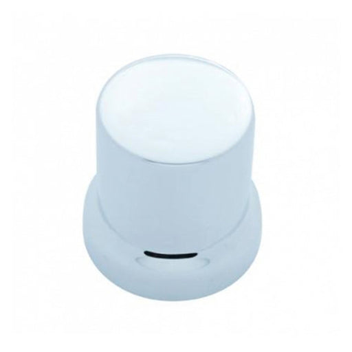 2-1/4 Inch Chrome Push-On Lug Nut Cover Flat Top | 33 mm Base | United Pacific