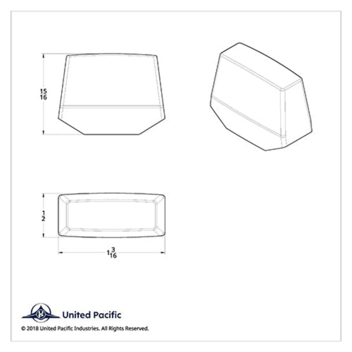 Chrome Range Selector Cover | United Pacific