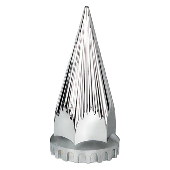 4 3/4 Inch Chrome Razor Thread-On Lug Nut Cover | 33 mm Base | United Pacific
