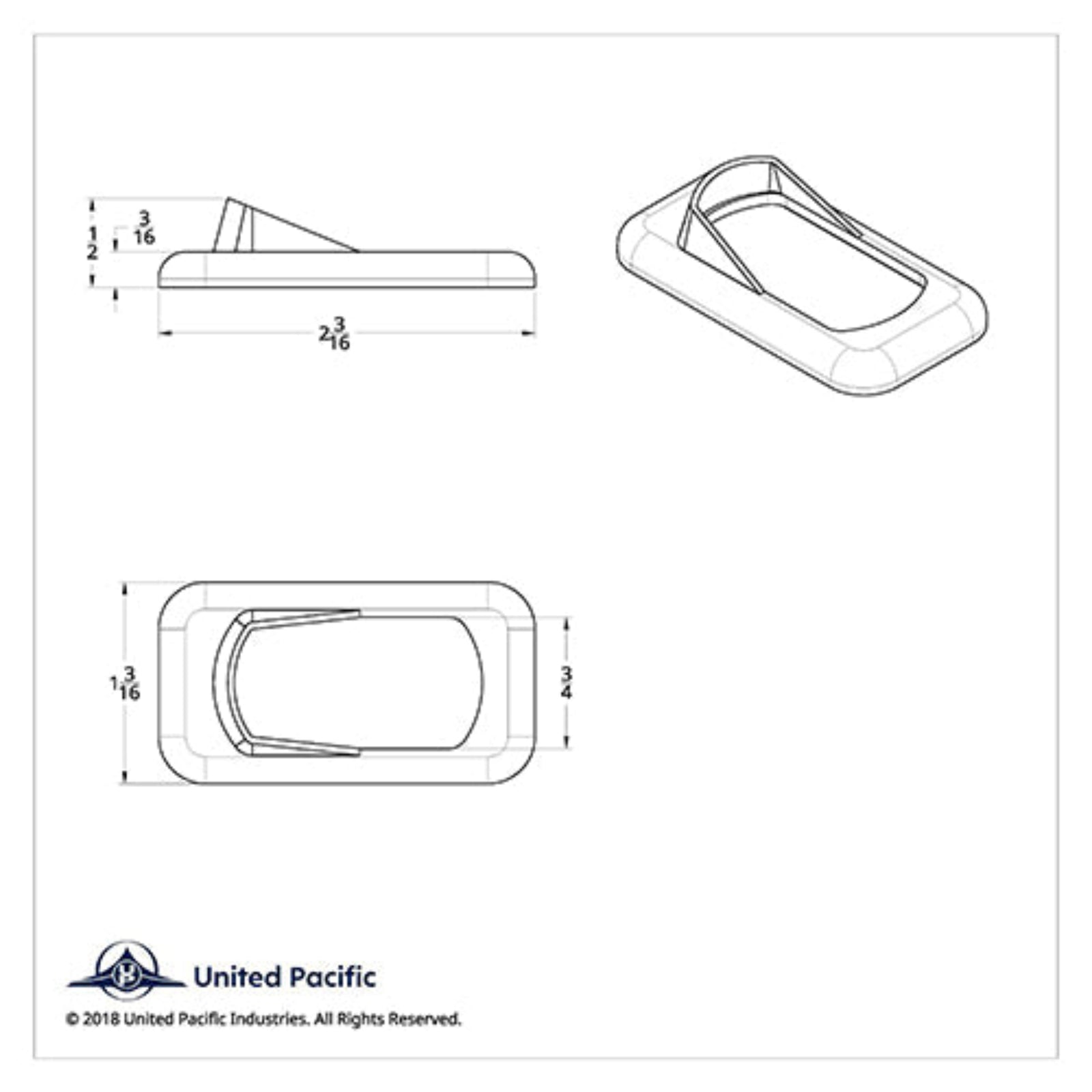 Chrome Rocker Switch Bezel with Switch Guard 3 Pack | United Pacific