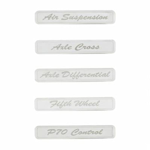 Chrome Rocker Switch Cover for Peterbilt 579 | United Pacific