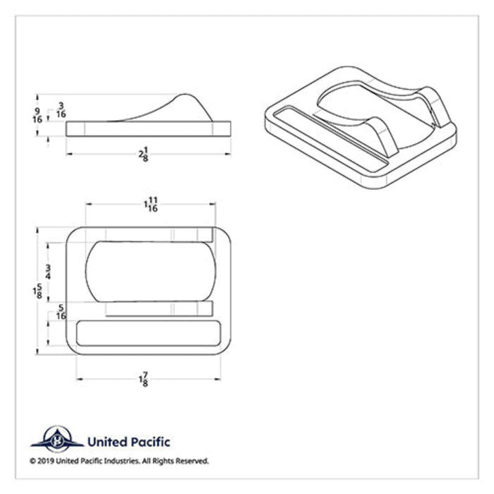 Chrome Rocker Switch Cover | United Pacific