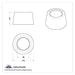 Chrome Round Dash Indicator Light Trims Peterbilt 359 3 Pack | United Pacific