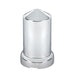 3-3/16 Inch Chrome Round Push-On Lug Nut Cover | 33 mm Base | United Pacific