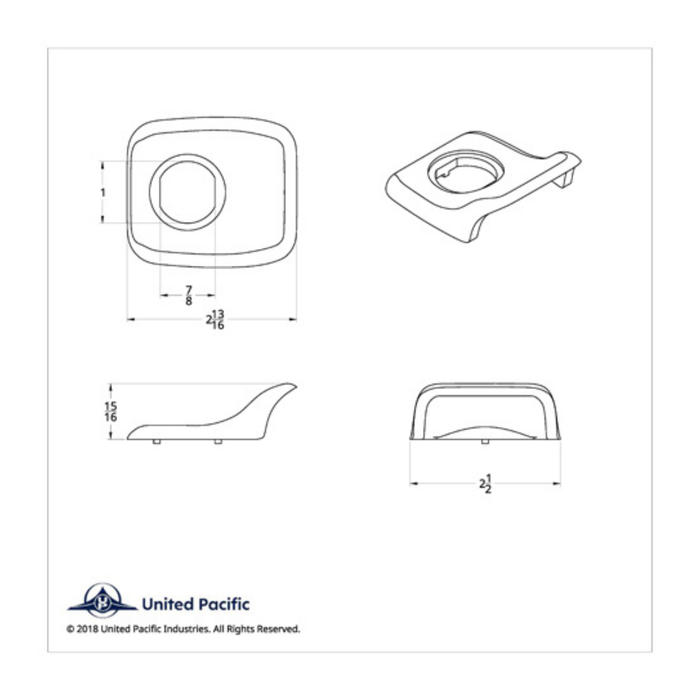 Chrome Sleeper Door Latch Handle Set for Peterbilt | United Pacific