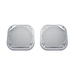 Chrome 5-1/2 Inch Square Speaker Covers Pair for Freightliner and Kenworth | United Pacific