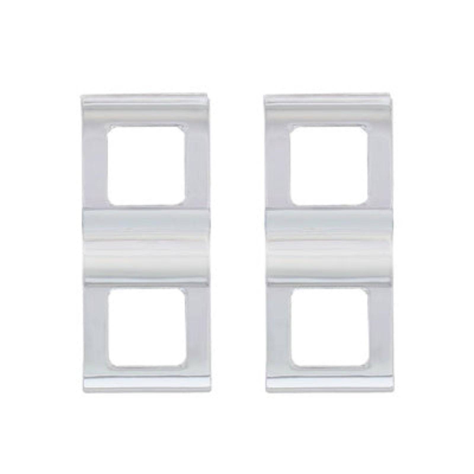 Chrome Plastic Switch Cover | 3-Opening | United Pacific