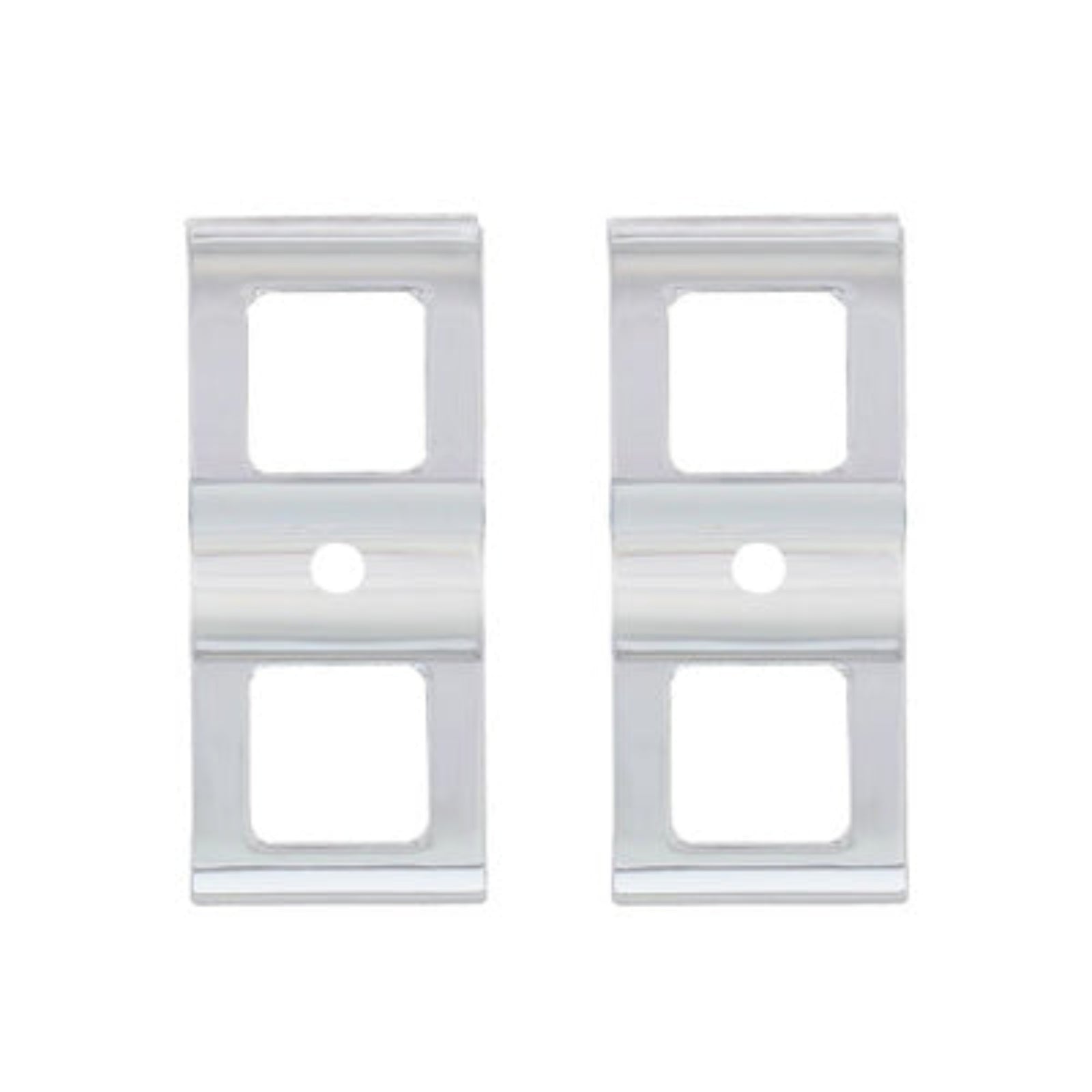 Chrome Plastic Switch Cover | 3-Opening | United Pacific