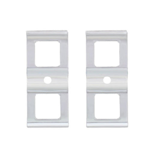 Chrome Plastic Switch Cover | 3-Opening | United Pacific