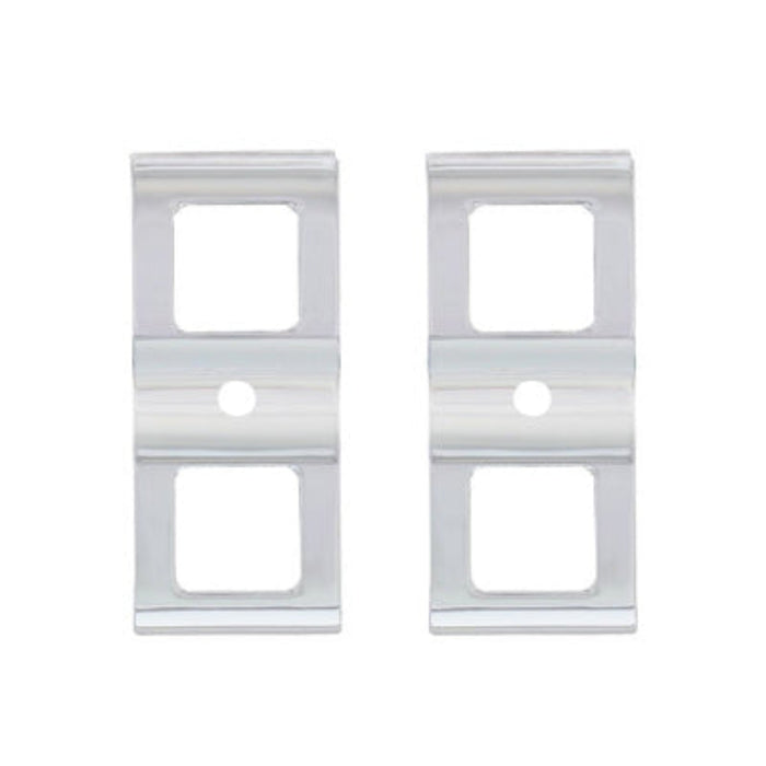 Chrome Plastic Switch Cover | 3-Opening | United Pacific