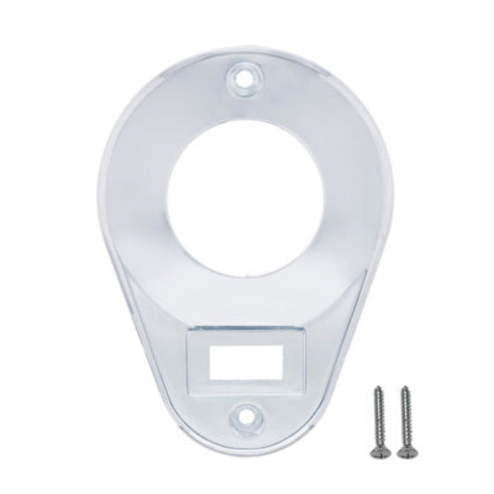 Chrome Plastic Teardrop Style Dome Light Cover for Kenworth T600 T660 T800 W900 | United Pacific