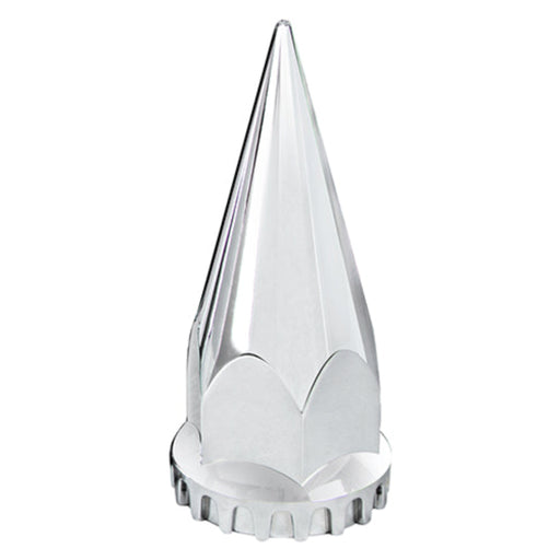 4-3/4 Inch Chrome Thread-On Spike Lug Nut Cover | 33 mm Base | United Pacific