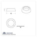 Chrome Toggle Switch Nut Cover for Peterbilt | United Pacific