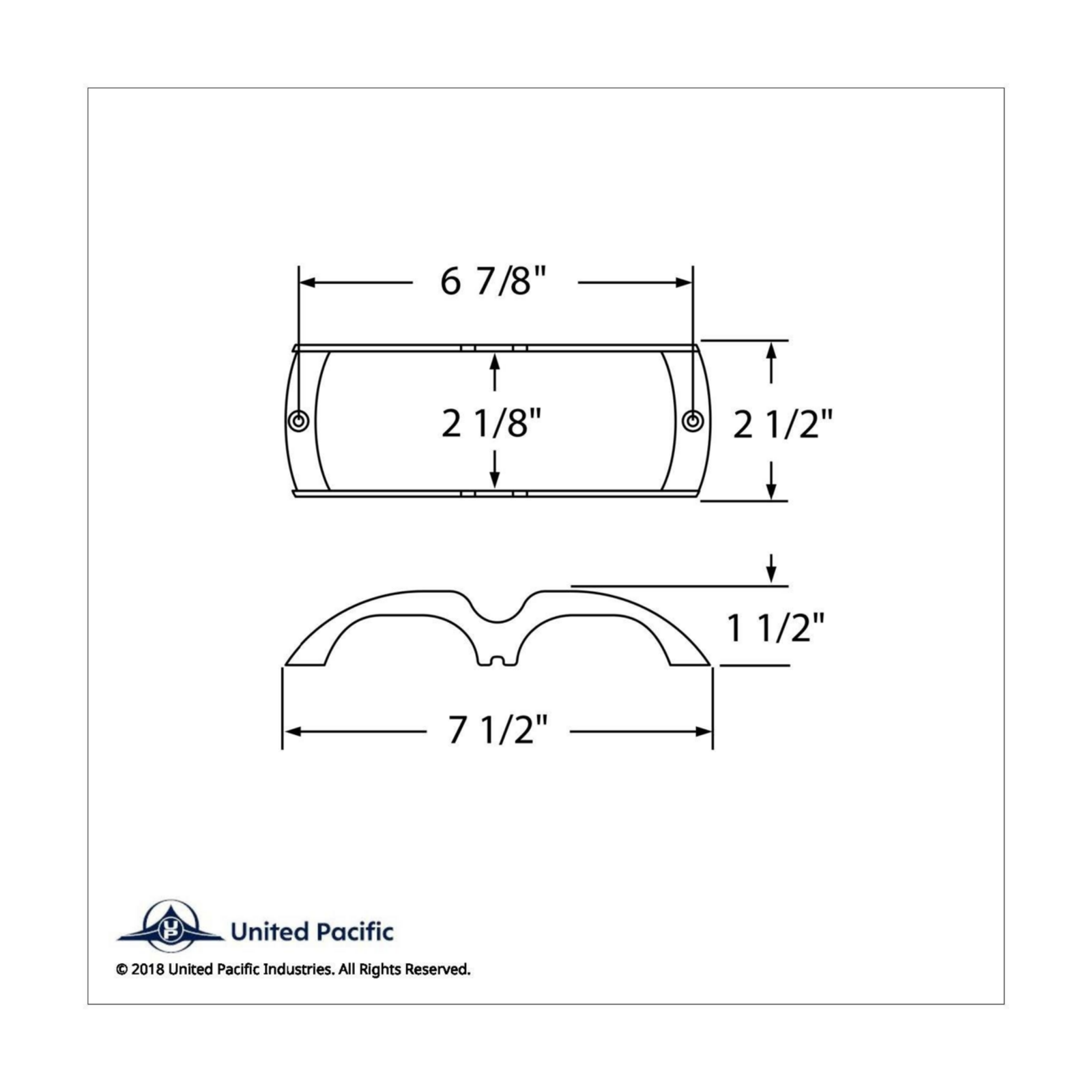Chrome Turtle Back Clearance Marker Light Lens Guard | United Pacific