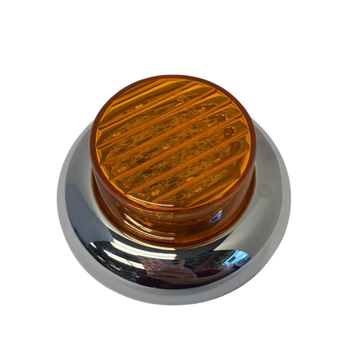 Chrome Twist On Light Bezel | 2 1/2 Inch Round Light | United Pacific