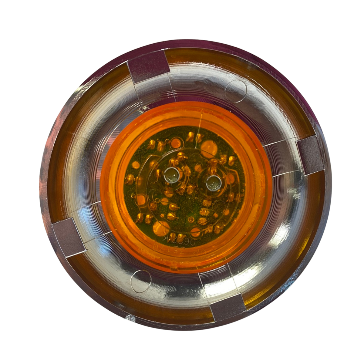 Chrome Twist On Light Bezel | 2 1/2 Inch Round Light | United Pacific