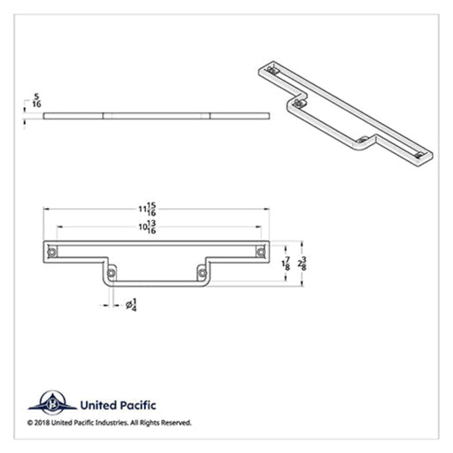 Chrome Warning Light Panel Bezel for Peterbilt | United Pacific
