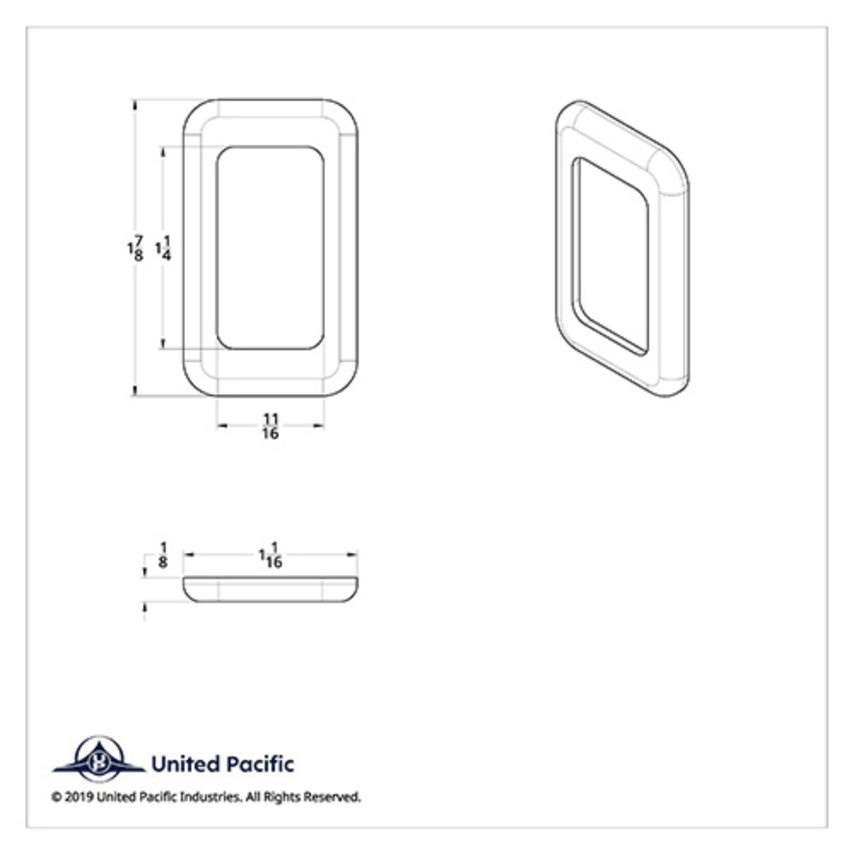 Chrome Window Switch Bezel Set | Fits 2000–2010 International 9900i 9400i 9200i | United Pacific
