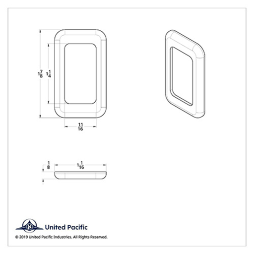 Chrome Window Switch Bezel Set | Fits 2000–2010 International 9900i 9400i 9200i | United Pacific