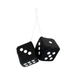 Classic Fuzzy Dice | Black | United Pacific