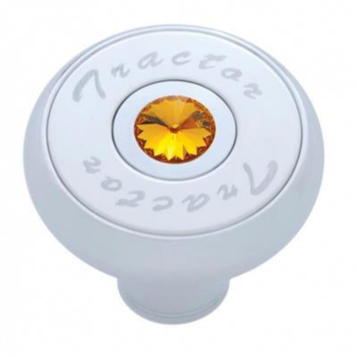 Crystal Air Valve Knob Amber Tractor | United Pacific