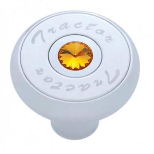 Crystal Air Valve Knob Amber Tractor | United Pacific