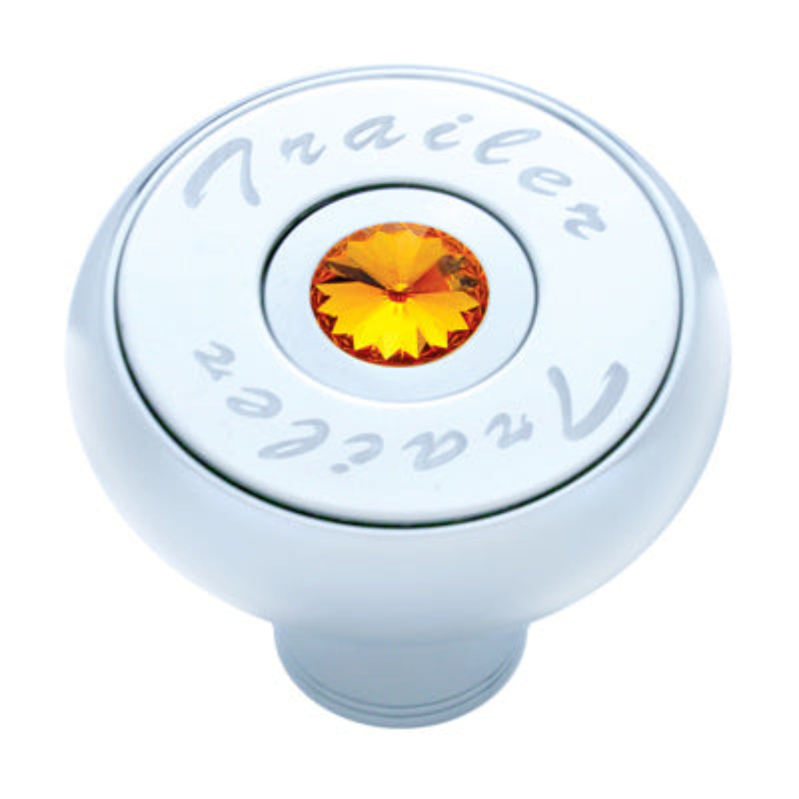 Crystal Air Valve Knob Amber Tractor | United Pacific