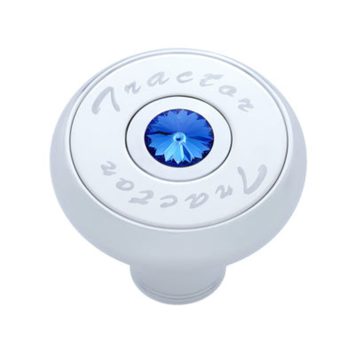 Crystal Air Valve Knob Blue Tractor | United Pacific