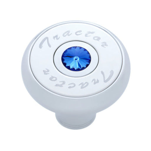Crystal Air Valve Knob Blue Tractor | United Pacific
