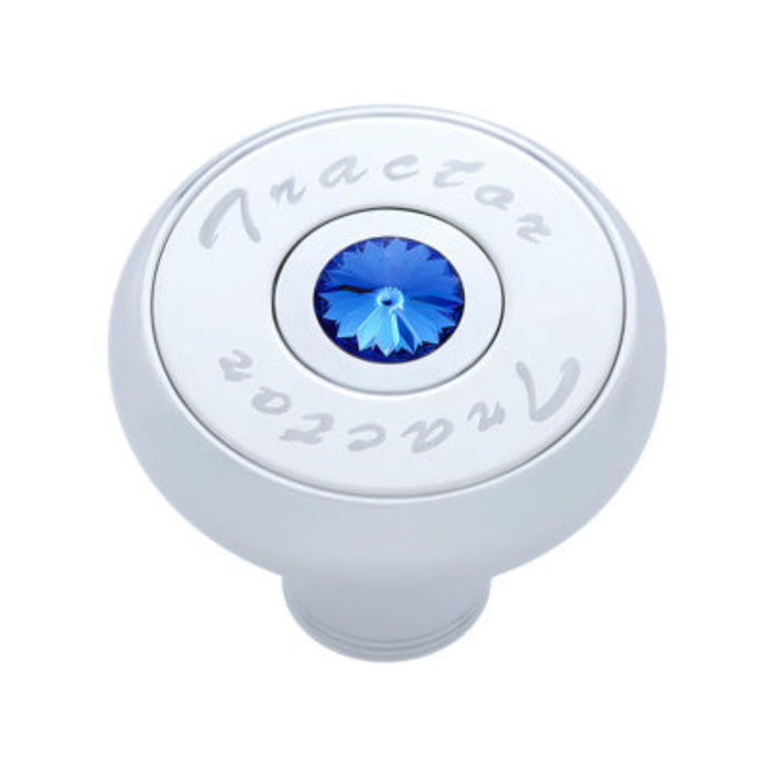 Crystal Air Valve Knob Blue Tractor | United Pacific